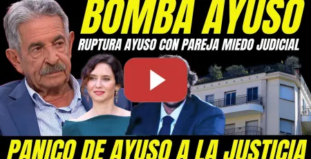 Embedded thumbnail for MIGUEL ÁNGEL REVILLA SUELTA BOMBA RUPTURA AYUSO CON SU NOVIO " MIEDO A SER ACUSADA DELITO DEL NOVIO"