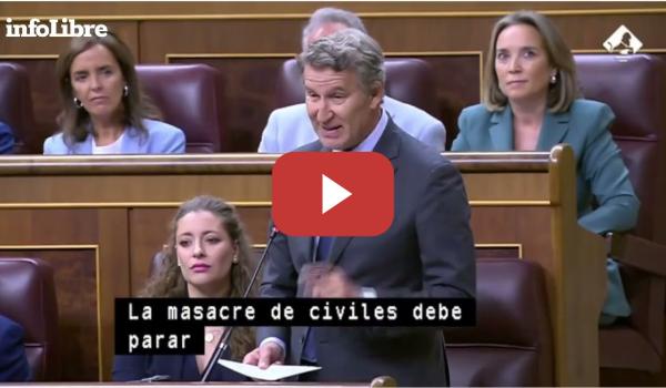 Embedded thumbnail for Feijóo acusa a Sánchez de ser capaz de pactar hasta &quot;con Netanyahu&quot; por seguir en el poder