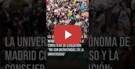 Embedded thumbnail for La Universidad Autónoma de Madrid contra AYUSO: "No es bienvenida en la universidad pública"