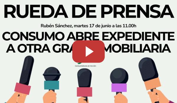 Embedded thumbnail for Expediente sancionador de Consumo a otra gran inmobiliaria por fraudes a los inquilinos