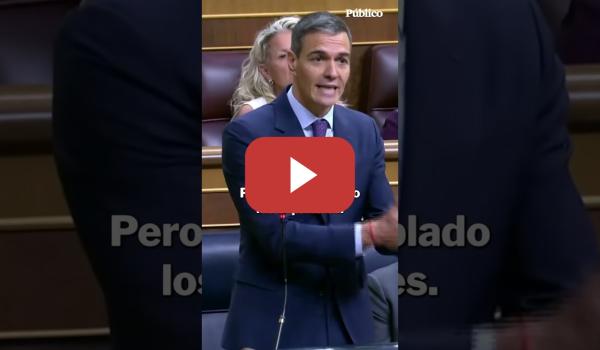Embedded thumbnail for Sánchez responde a Feijóo: "Si quiere jugar a las siglas, pregunte primero quién es M. Rajoy"
