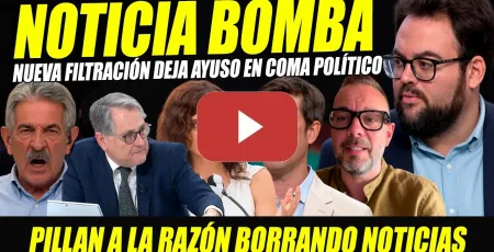 Embedded thumbnail for FILTRACIÓN REVIENTA ELECCIONES A AYUSO. RIDÍCULO MARHUENDA BORRA NOTICIAS. REVILLA, MONROSI MAESTRE