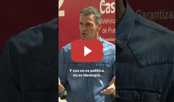 Embedded thumbnail for SÁNCHEZ: "No podemos acordarnos de los incendios cuando se producen. Hay que hacerlo previamente"