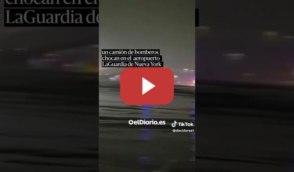 Embedded thumbnail for Un avión de Air Canada y un camión de bomberos chocan en el aeropuerto LaGuardia en Nueva York
