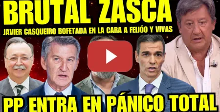 Embedded thumbnail for JAVIER CASQUEIRO DESTRUYE A FEIJÓO Y JUAN VIVAS FRENTE A TERTULIANOS PEPEROS "CORRUPCIÓN MÁXIMA"