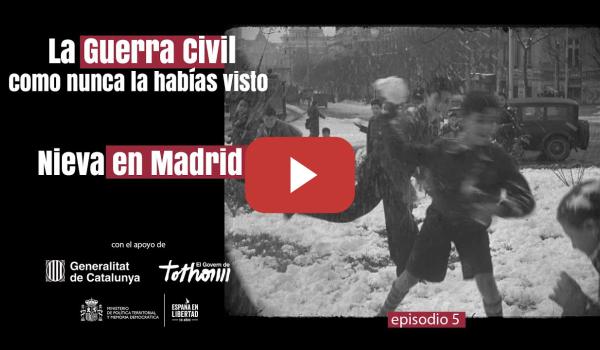 Embedded thumbnail for La gran NEVADA: el día que se paró la guerra en MADRID