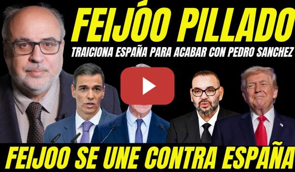 Embedded thumbnail for FEIJÓO TRAICIONA A ESPAÑA PARA INTENTAR ACABAR CON PEDRO SÁNCHEZ JUNTO A TRUMP Y MARRUECOS