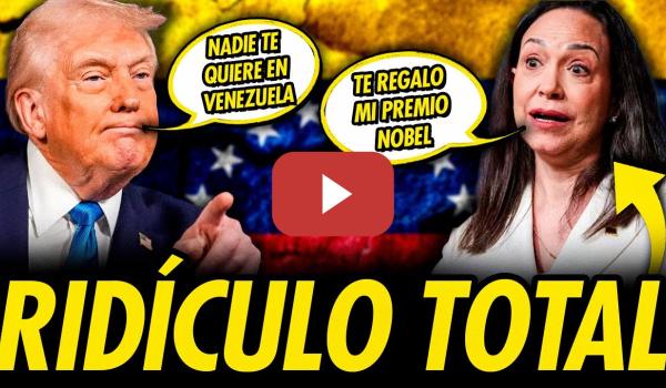Embedded thumbnail for RIDÍCULO TOTAL: MARÍA CORINA MACHADO ALABA A TRUMP Y ÉL LA DESPRECIA