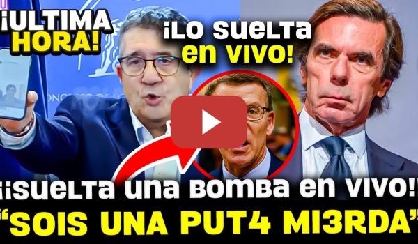 Embedded thumbnail for 💥¡¡PATXI LÓPEZ LOS DESTROZA! AZNAR, FEIJÓO Y PEINADO QUEDAN EN EVIDENCIA Y TELLADO HUNDIDO!!