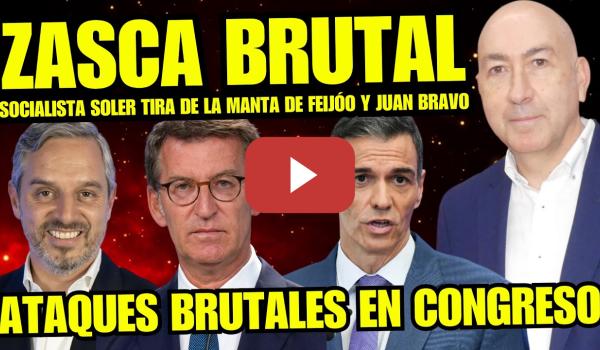 Embedded thumbnail for SOCIALISTA ALEJANDRO SOLER HUMILLA EN EL CONGRESO A FEIJÓO Y JUAN BRAVO “NERVIOSOS POR ELECCIONES”
