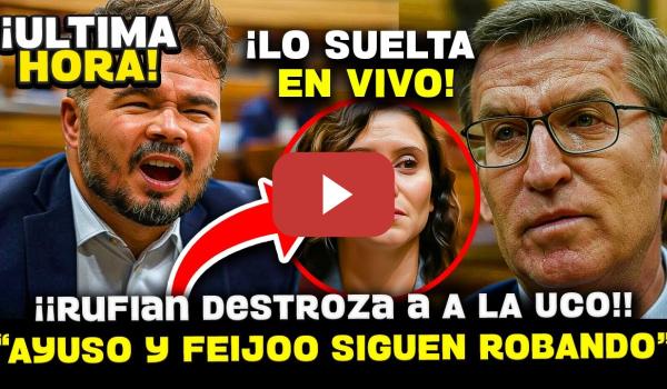 Embedded thumbnail for 💥RUFIÁN ESTALLA POR LA CORRUPCIÓN: ¡LA UCO NO REGISTRA ACCIONA Y LOS CORRUPTORES SE VAN DE ROSITAS!