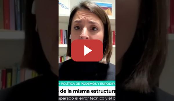 Embedded thumbnail for Es nuestra obligación democrática denunciar la corrupción en la justicia | Irene Montero