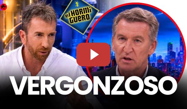 Embedded thumbnail for PABLO MOTOS permite a FEIJÓO decir ESTO en EL HORMIGUERO