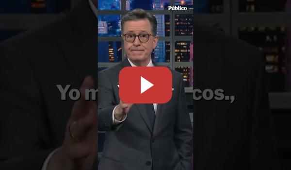 Embedded thumbnail for El presentador Stephen Colbert sobre el ICE y Trump: "Los n4z1s al menos daban la cara"