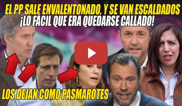 Embedded thumbnail for POTENTE CASTAÑAZO a Feijóo y los SUYOS x PONERSE GALLITOS y FALTONES💢Puente-Peña-López los RETRATAN💢