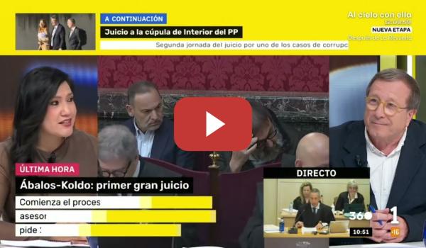 Embedded thumbnail for Laura Arroyo la clava sobre la CORRUPCIÓN en Caso Kitchen y Koldo