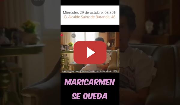 Embedded thumbnail for PAREMOS EL DESAHUCIO DE MARICARMEN: MIÉRCOLES 8:30 C/ ALCALDE SAINZA DE BARANDA 46