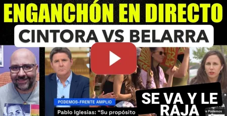 Embedded thumbnail for Tensión máxima entre Jesús Cintora e Ione Belarra a propósito del Frente Amplio, el PSOE y Podemos.