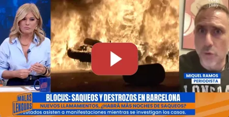 Embedded thumbnail for ¿A quién benefician los DISTURBIOS y los SAQUEOS organizados por BLOCUS?