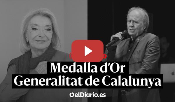 Embedded thumbnail for 🔴 DIRECTO | La Generalitat de Catalunya entrega la MEDALLA DE ORO de a SERRAT y NÚRIA ESPERT