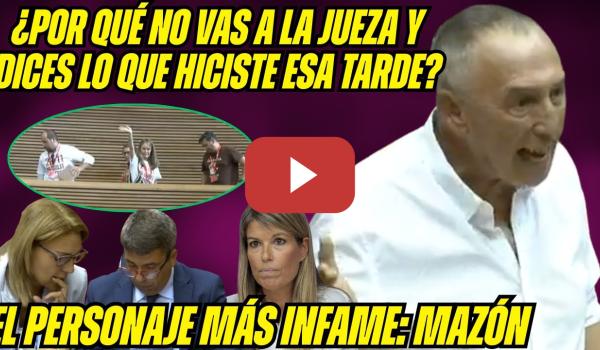 Embedded thumbnail for MAZÓN se BURLA de las VÍCTIMAS de la DANA y BALDOVÍ lo SENTENCIA ¿A DÓNDE FUISTE TRAS el VENTORRO?