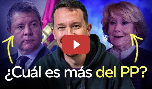 Embedded thumbnail for Pablo Iglesias pone en su sitio a GARCÍA-PAGE y ESPERANZA AGUIRRE