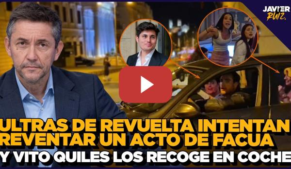 Embedded thumbnail for VITO QUILES PILLADO recogiendo a los ULTRAS DE REVUELTA que intentaron reventar el acto de Facua