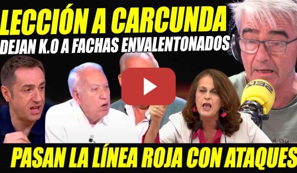 Embedded thumbnail for HUMILLAN A MARGALLO Y CARCUNDA POR INSULTAR A LA IZQUIERDA. FACHAS ENVALENTONADOS VS ROCKY BALBOA