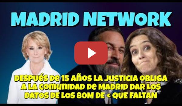 Embedded thumbnail for ¿Qué era MADRID NETWORK?  El chiringuito de Aguirre, Abascal y Ayuso