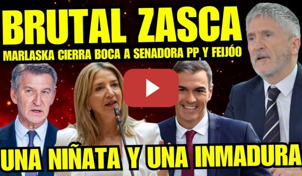 Embedded thumbnail for MARLASKA REVIENTA A SENADORA PP ALICÍA GARCÍA POR BULOS "NIÑATA E INMADURA" OVACIÓN EN EL SENADO