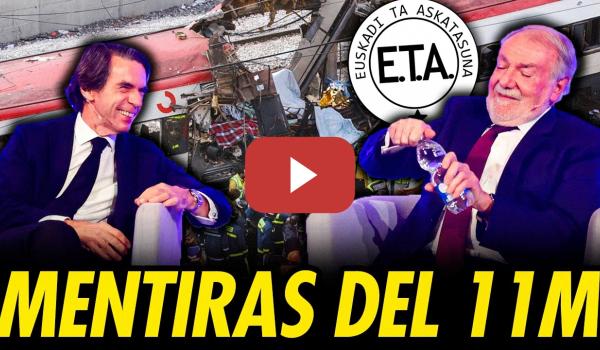 Embedded thumbnail for AZNAR REAPARECE JUNTO A MAYOR OREJA EN EL ANIVERSARIO DEL 11M PARA HABLAR DE MENTIRAS Y ETA