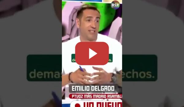 Embedded thumbnail for Emilio Delgado deja calladita a una mamporrera del PP