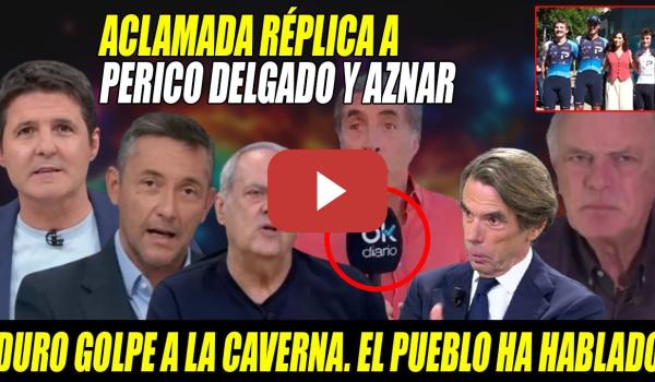 Embedded thumbnail for ZAMBOMBAZO FRENA BILIS de Perico Delgado, Aznar-Ayuso-ACLAMADA respuesta &quot;¿Son ANTIS3MIT4S judíos?