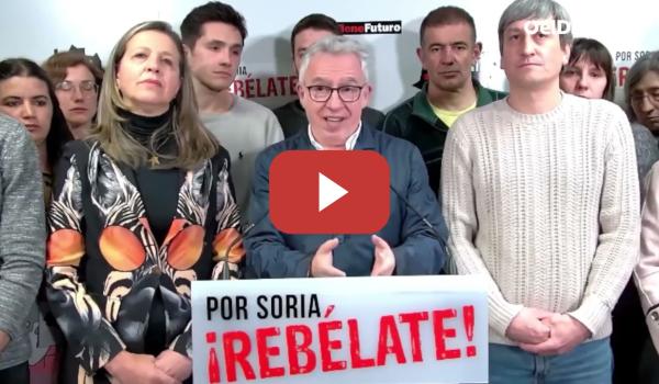 Embedded thumbnail for El candidato de Soria ¡YA!: "No nos vamos a rendir, vamos a seguir en la lucha"