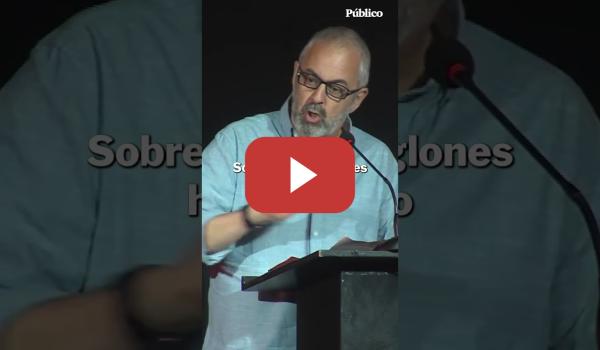 Embedded thumbnail for El aplaudido discurso de Emilio Silva sobre la II República: "En los 70 recuperamos la democracia"