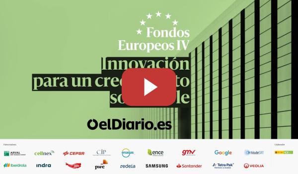 Embedded thumbnail for 🟢 PEDRO SÁNCHEZ inaugura la IV jornada &#039;FONDOS EUROPEOS&#039; de elDiario.es