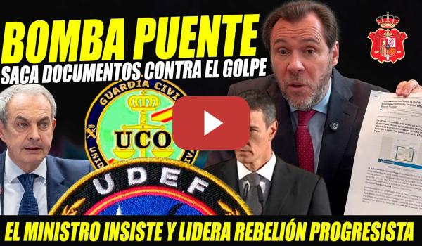 Embedded thumbnail for ÓSCAR PUENTE DA LA CARA POR ZAPATERO Y SACA DOCUMENTOS CONTRA UDEF, UCO, Y DERECHA MEDIÁTICA
