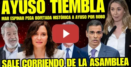Embedded thumbnail for AYUSO TIEMBLA “MAR ESPINAR LINCHA A AYUSO POR VIAJE FINANCIADO ILEGALMENTE” CORRUPCIÓN MÁXIMA