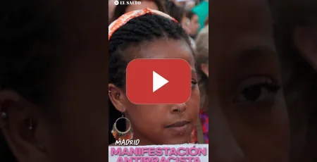 Embedded thumbnail for Concentración en Madrid contra el racismo en Ceuta