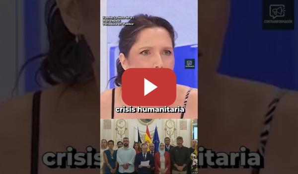 Embedded thumbnail for MARTA NEBOT SEÑALA🎯: "La solidaridad y el cumplimiento de las leyes está a este nivel"