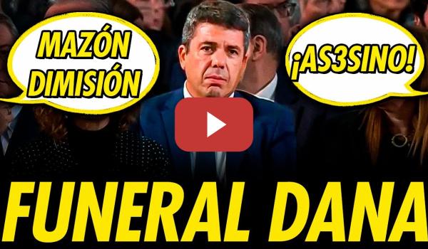 Embedded thumbnail for ESTALLAN CONTRA MAZÓN EN EL FUNERAL DE ESTADO POR LAS VÍCTIMAS DE LA DANA