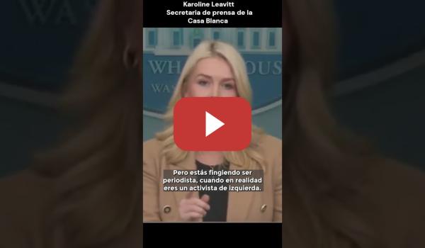Embedded thumbnail for Un Periodista pregunta por los asesinatos de ICE y la portavoz de la Casa Blanca se enfada mucho