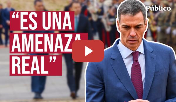 Embedded thumbnail for SÁNCHEZ reivindica el derecho internacional: "La escalada bélica en ORIENTE MEDIO es una amenaza"