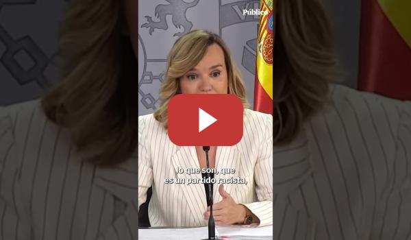 Embedded thumbnail for Pilar Alegría: &quot;¿Con quién va a gobernar el PP? Pues con Vox&quot;