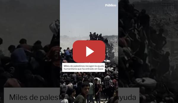 Embedded thumbnail for Gaza recibe ayuda humanitaria por tierra y aire
