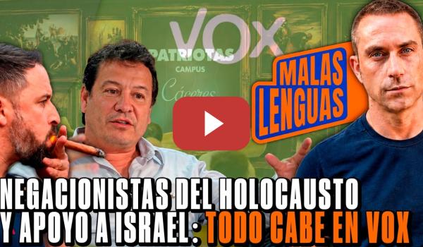 Embedded thumbnail for Filonazis, negacionistas del Holocausto y defensa a ultranza de Israel: todo cabe en VOX