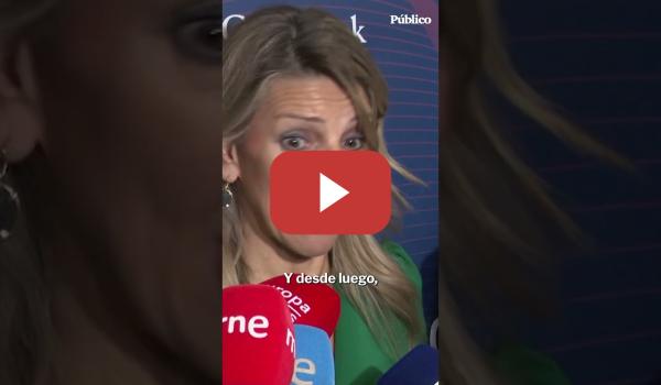 Embedded thumbnail for Yolanda Díaz llama a Feijóo, "vasallo de Vox" por su posición sobre las personas migrantes