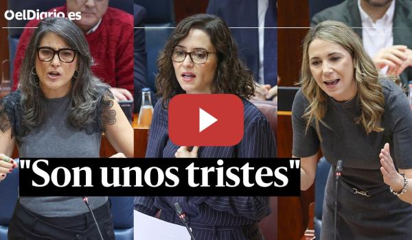 Embedded thumbnail for La izquierda acusa a Ayuso de proteger al alcalde de Móstoles y ella responde con ETA e insultos