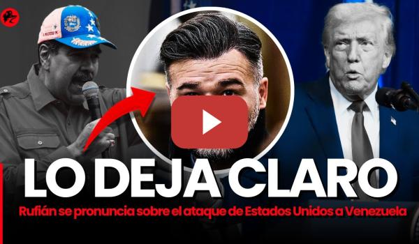 Embedded thumbnail for Rufián dice ESTO sobre el ataque de Estados Unidos a Venezuela