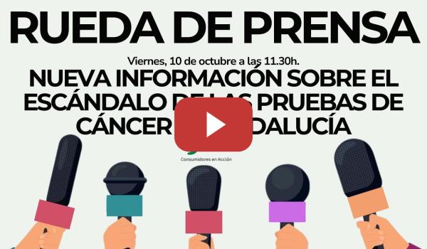 Embedded thumbnail for Nueva información sobre el escándalo de las pruebas de cáncer en Andalucía